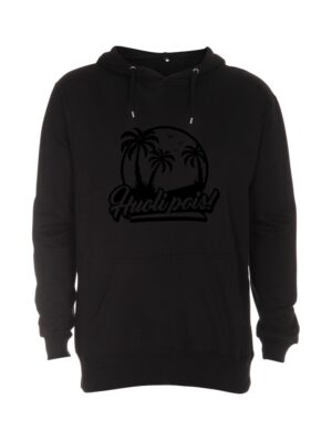 Lärvinen - Huoli pois - black on black - huppari, musta