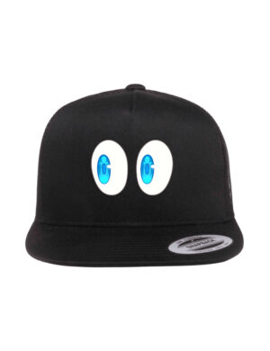 MrRockis - Silmät - Lasten Trucker Snapback - musta (aikuiset / lapset)