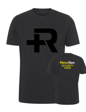 RescSec - Security Crew - t-paita, musta
