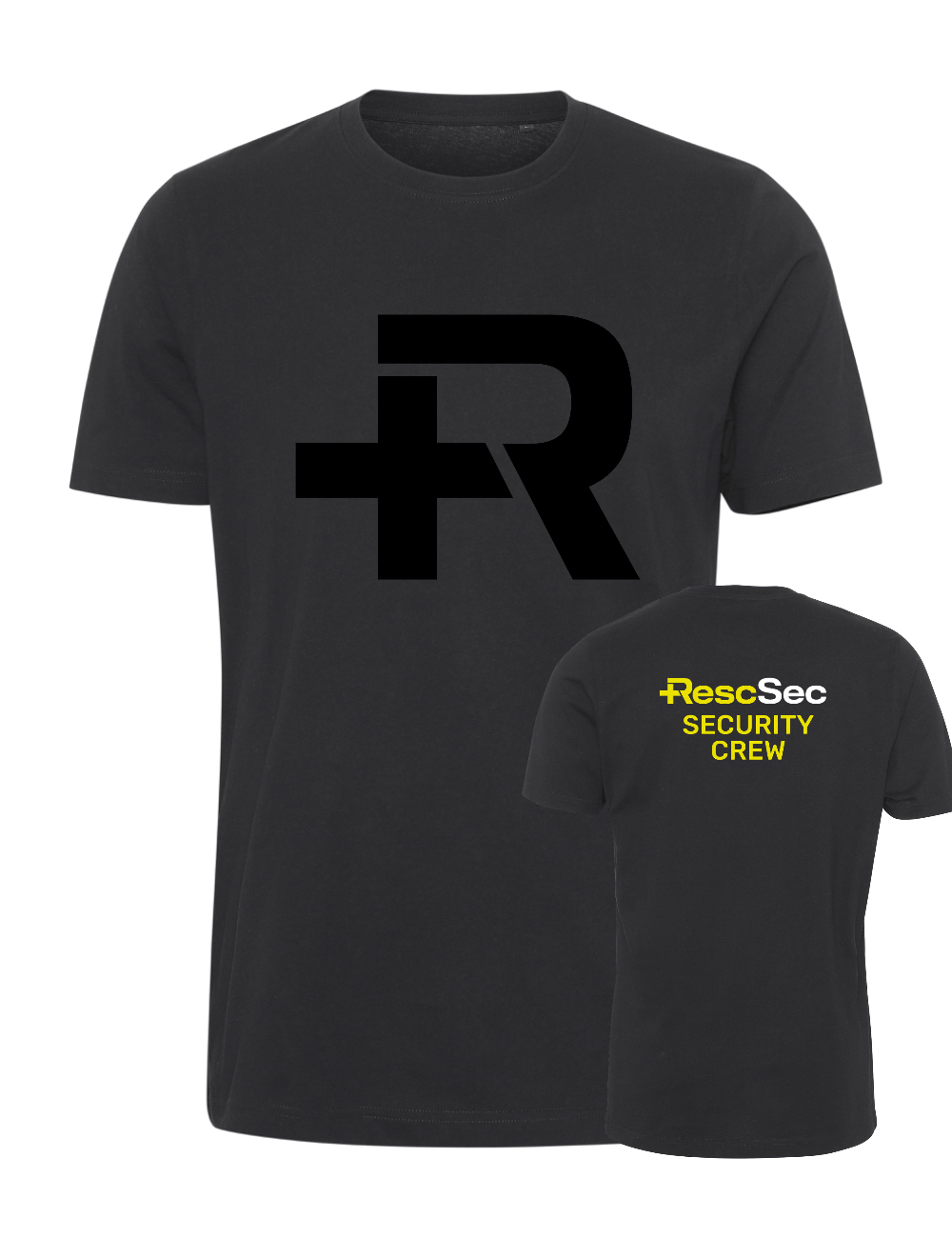 RescSec – Security Crew – t-paita, musta – Hikipanta