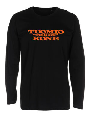 Tuomio ja Kone - pitkähihainen t-paita, musta