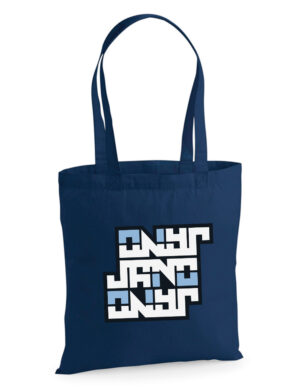 JANO - Kangaskassi, navy sininen