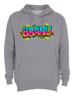 Branu - Logo - Huppari, harmaa