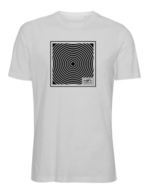 Hifiharrastajat - Logo - t-paita, valkoinen