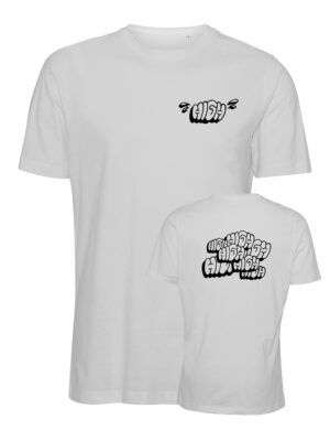 HIGH - Bubble - t-paita, valkoinen