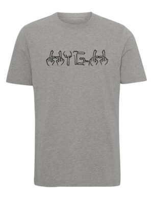 HIGH - Handsign - t-paita, harmaa