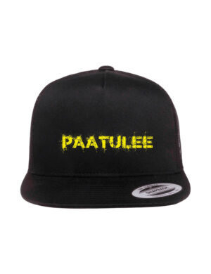 Aleksi Mäntykivi - Paa Tulee, keltainen logo - Trucker Cap, musta