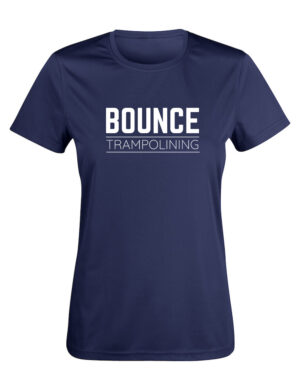 Bounce - Trampolining - Tekninen t-paita, navy