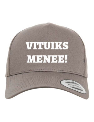 Pasi ja Anssi - Vituiks Menee - Baseball Cap, harmaa