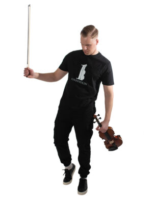 Oneviolin - T-paita, musta