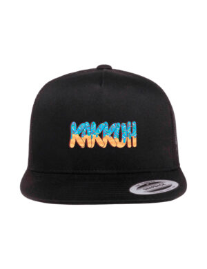 Kakkuh - Tekstilogo - Trucker Snapback - musta (aikuiset/lapset)