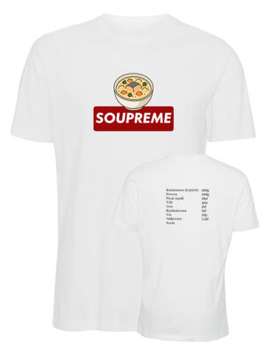 Raivoluoto – Soupreme – T-paita, valkoinen