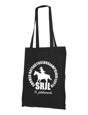 SRJL - 15 vuotta - kangaskassi, musta