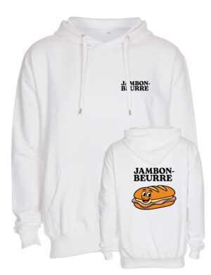 Burgerimiehet - Jambon-Beurre - Huppari, valkoinen