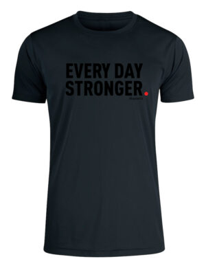 Burgerimiehet - Herlefit - Every Day Stronger - tekninen t-paita, musta