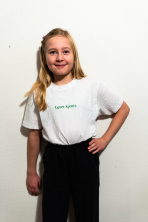Lever - Sports Club - Lasten T-paita, valkoinen