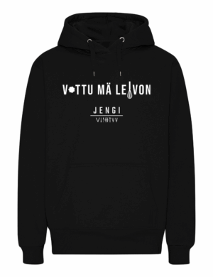 Lärvinen - Jengi Viihtyy - Vittu mä leivon - Huppari - musta