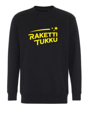 Rakettitukku - College, musta