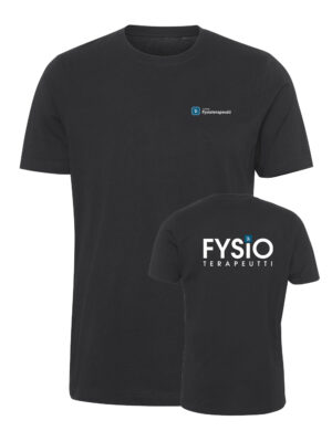 Suomen Fysioterapeutit - t-paita, musta