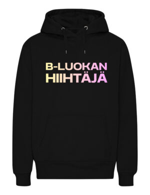 Vilma Nissinen - b-luokan hiihtäjä - huppari, musta