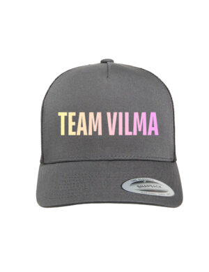 Vilma Nissinen - team Vilma - trucker lippis, harmaa/musta