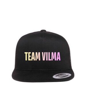 Vilma Nissinen - team Vilma - trucker snapback lippis, musta