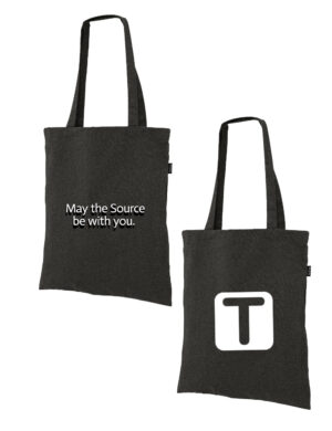 Tietoala - Source - Kangaskassi, musta