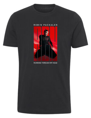 Robin Packalen - Running Through My Head - punainen logo - t-paita, musta