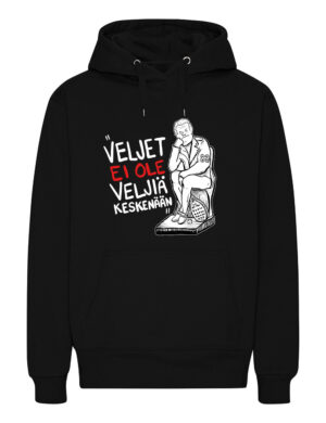 UC - VELJET - huppari, musta