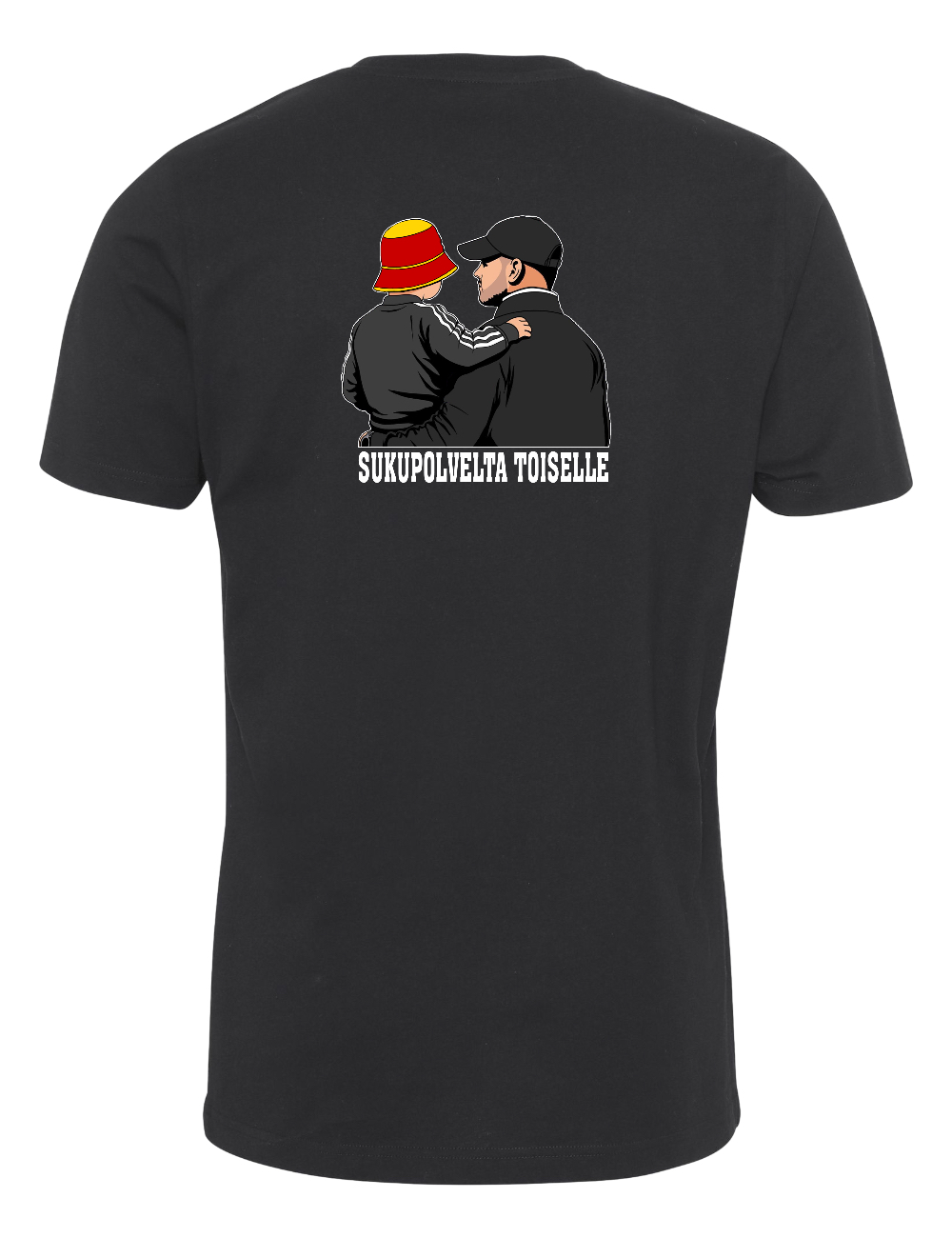 EP06 - Sukupolvelta toiselle - T-paita, musta - Image 3