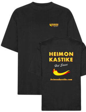 Heimon kastike - Oversize t-paita, musta