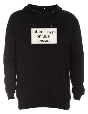 Inhimillinen itsetuntemus - Inhimillisyys huppari, musta
