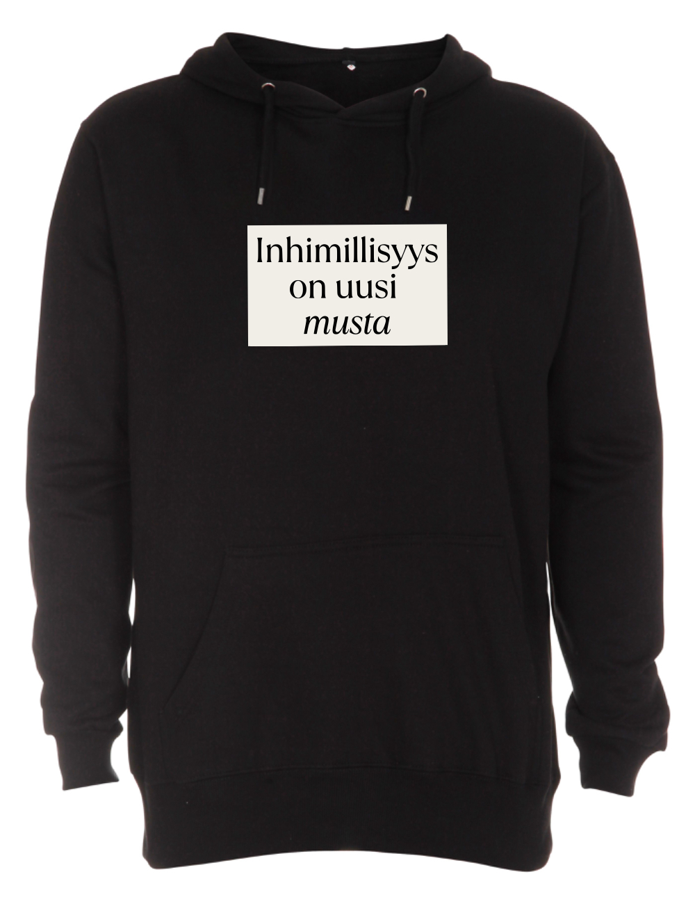 Inhimillinen itsetuntemus - Inhimillisyys huppari, musta