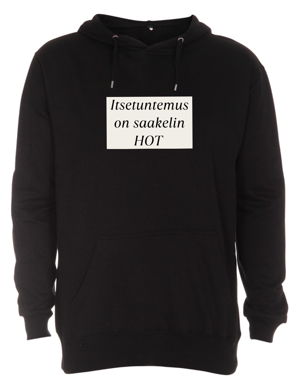 Inhimillinen itsetuntemus - Itsetuntemus huppari, musta