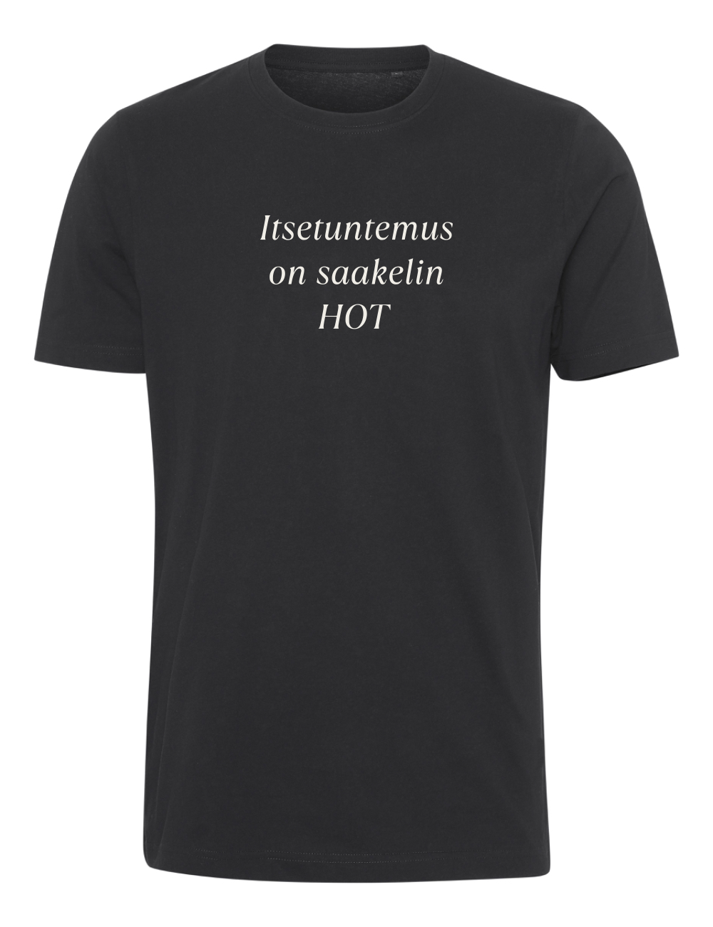 Inhimillinen itsetuntemus - Itsetuntemus t-paita, musta
