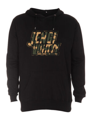 Lärvinen - Jengi Viihtyy - Camo 2.0 - huppari, musta
