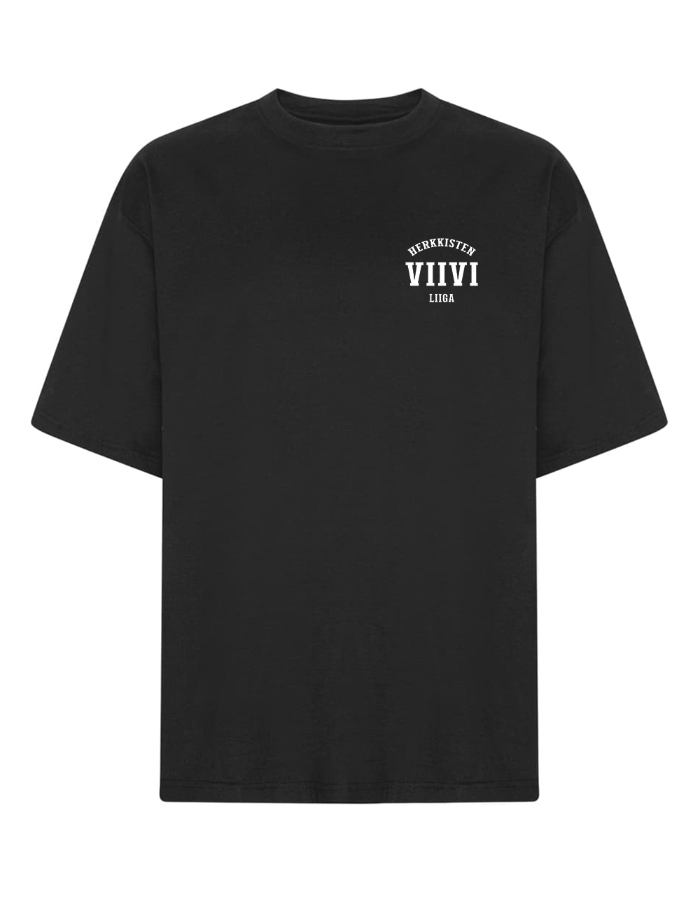 VIIVI - Herkkisten Liiga, valkoinen teksti - oversize t-paita - Image 2