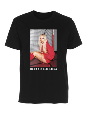 VIIVI - Herkkisten Liiga - Relaxed fit t-paita<span> - </span>Musta, M