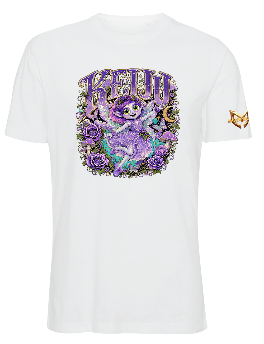 Masked Singer - Keiju - T-paita, valkoinen