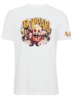 Masked Singer - Poppari - T-paita, valkoinen