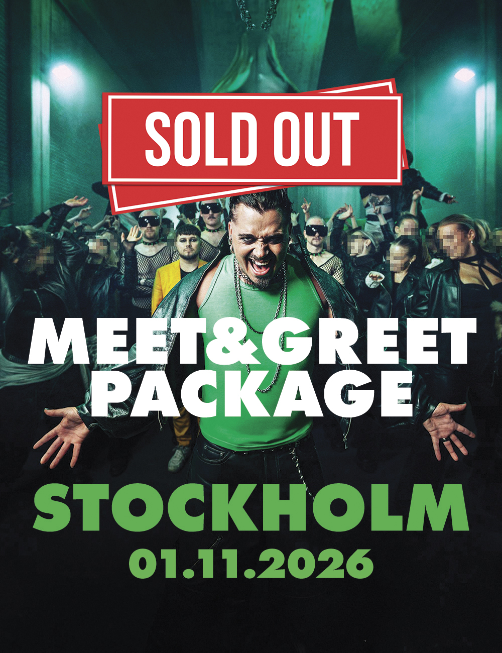 Käärijä - Meet and Greet Package - Stockholm 1.11.2026
