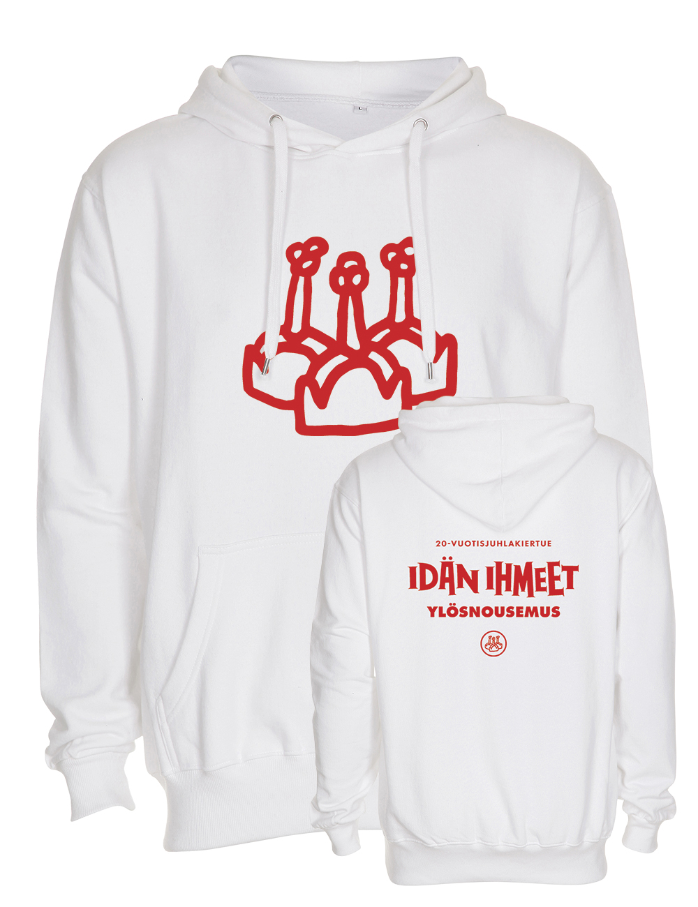 Idän Ihmeet - Huppari, valkoinen