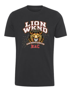 HAC - LION WKND - t-paita, musta