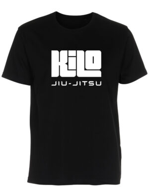 Kilo Jiu-Jitsu – Relaxed fit t-paita, musta