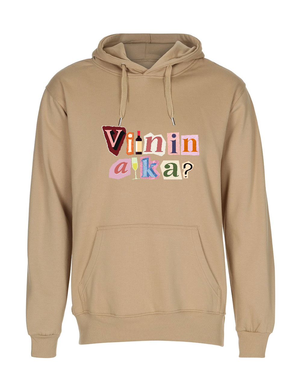 Viiniakatemia - Viinin aika - Huppari, beige