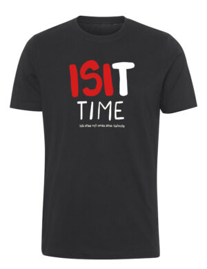 UC - ISIT TIME - isänpäiväpaita - t-paita, musta