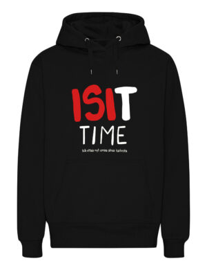 UC - ISIT TIME - isänpäiväpaita - huppari, musta